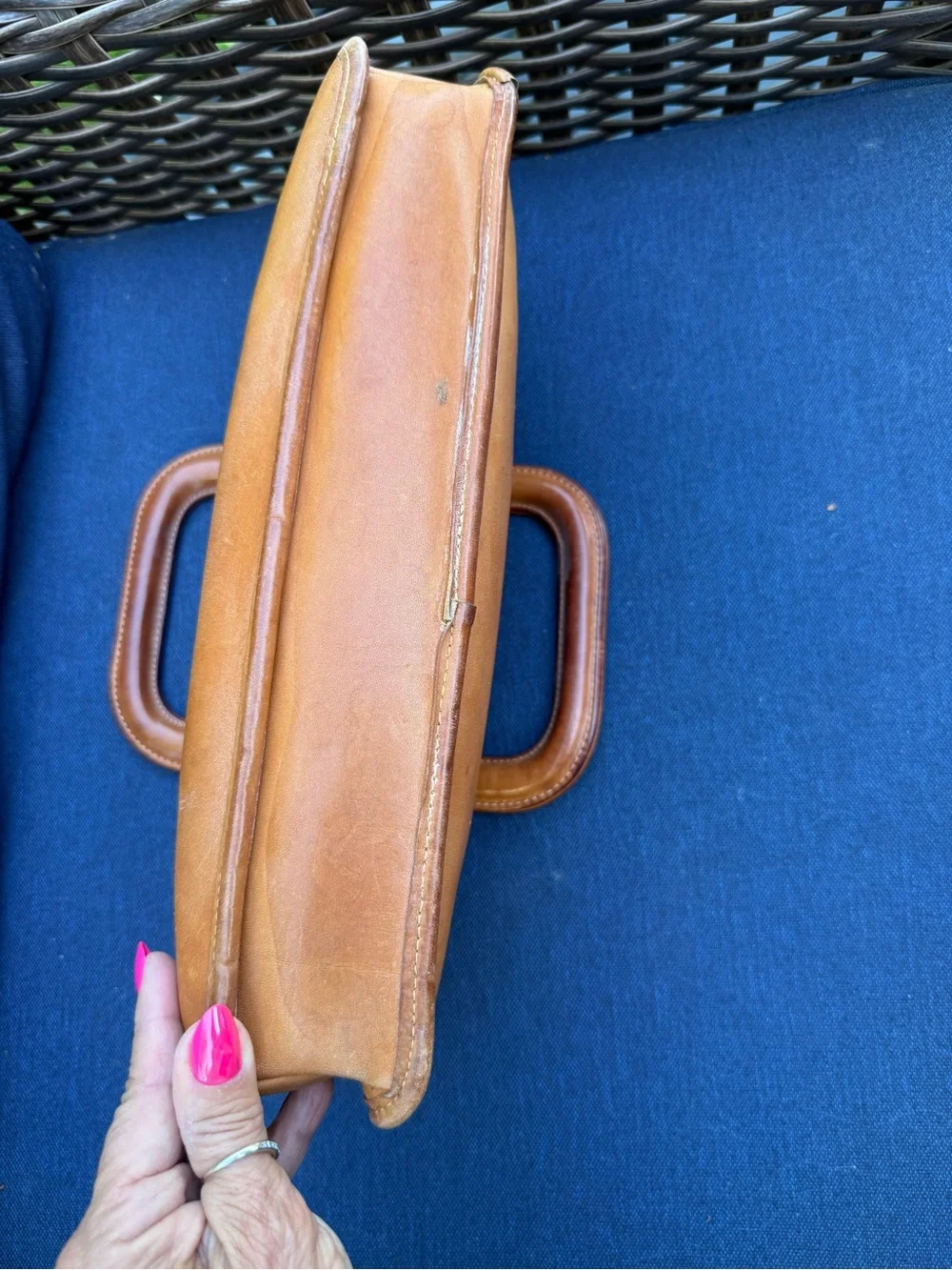 Coach Slim Satchel in British Tan - Picture 3 of 8